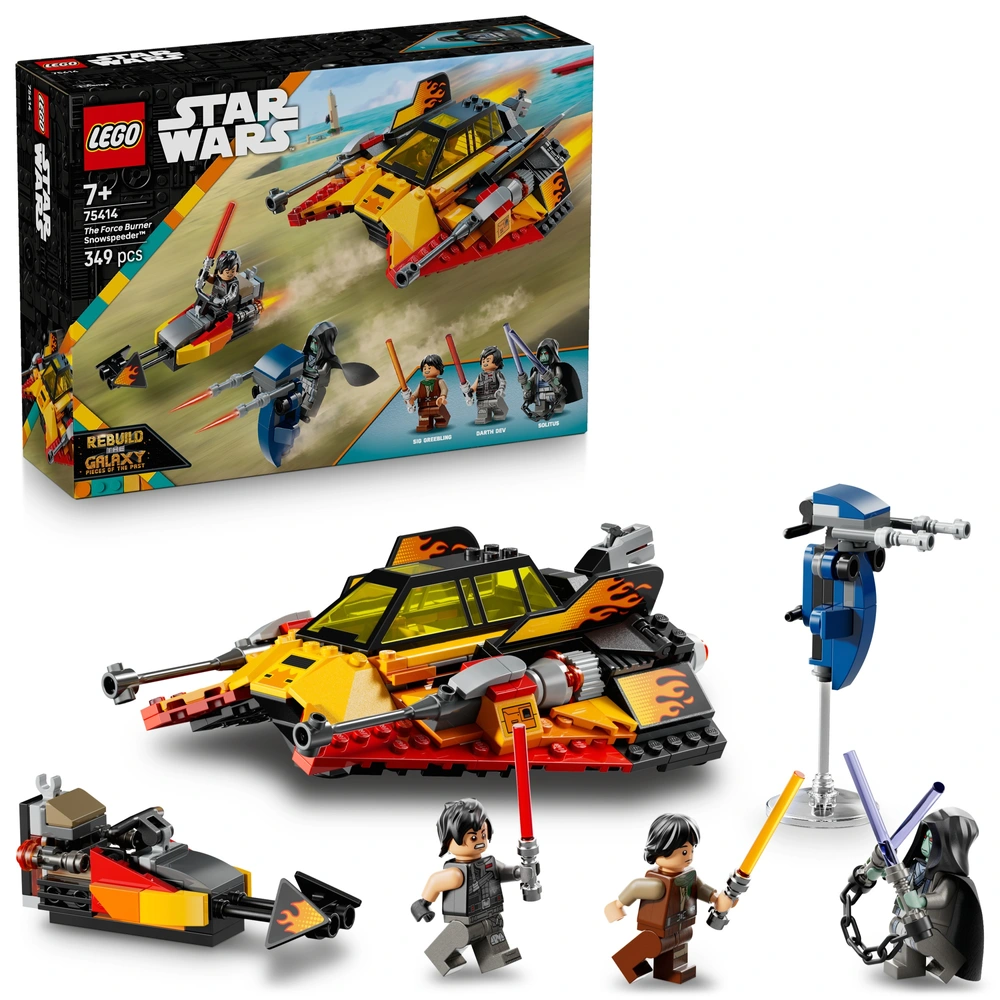 LEGO Star Wars 75414 The Force Burner Snowspeeder Set Smyths Toys UK