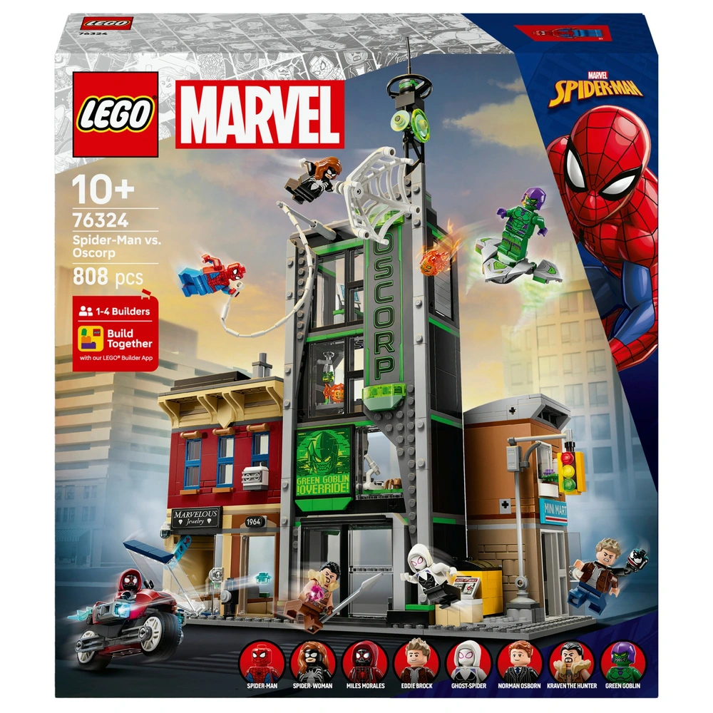 LEGO Marvel 76324 Spider-Man Oscorp Set