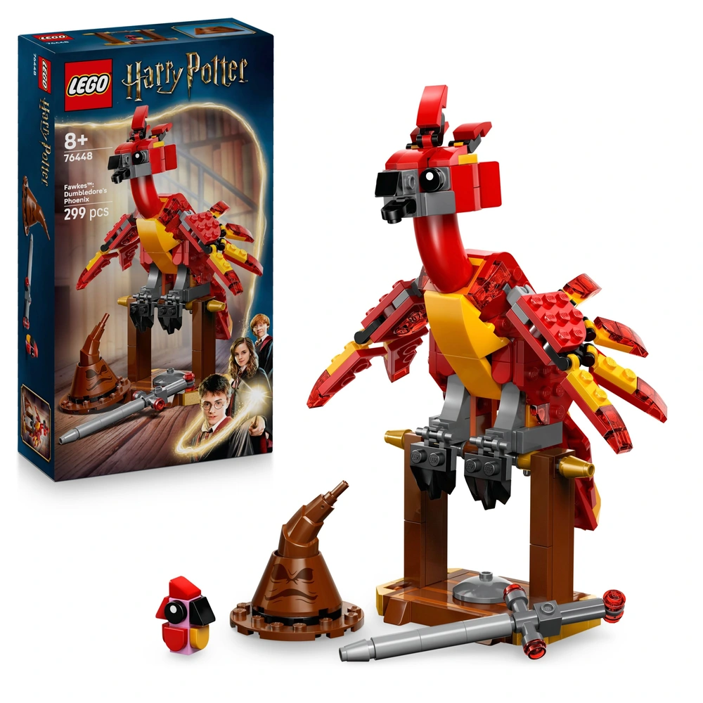 LEGO Harry Potter 76448 Fawkes: Dumbledore's Phoenix Set Smyths - Main Image