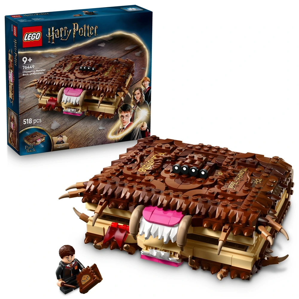 LEGO Harry Potter 76449 Chomping Monster Book of Monsters Set