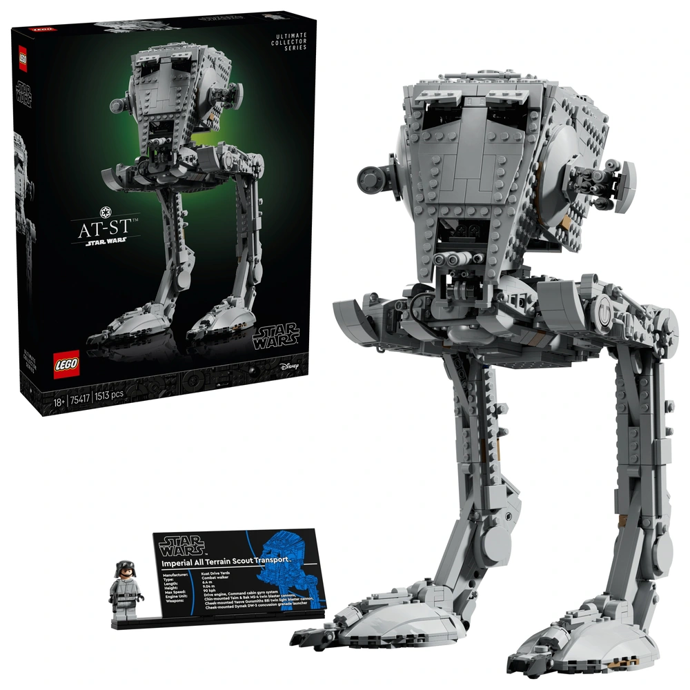 LEGO Star Wars 75417 AT-ST Walker Set for Adults Smyths Toys UK