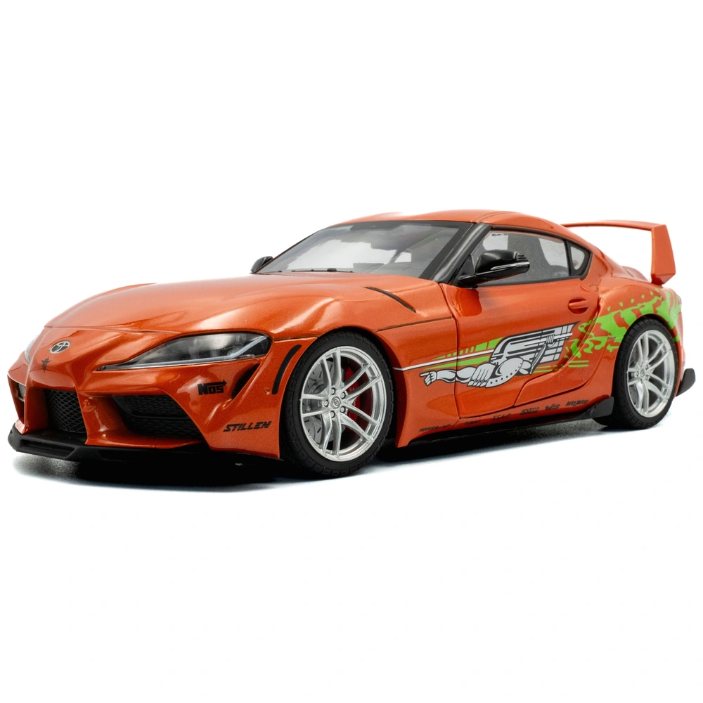 Modellino Giocattolo Maisto Toyota GR Supra Grigia - Scala 1/24, Metallo, Nuovo In Scatola