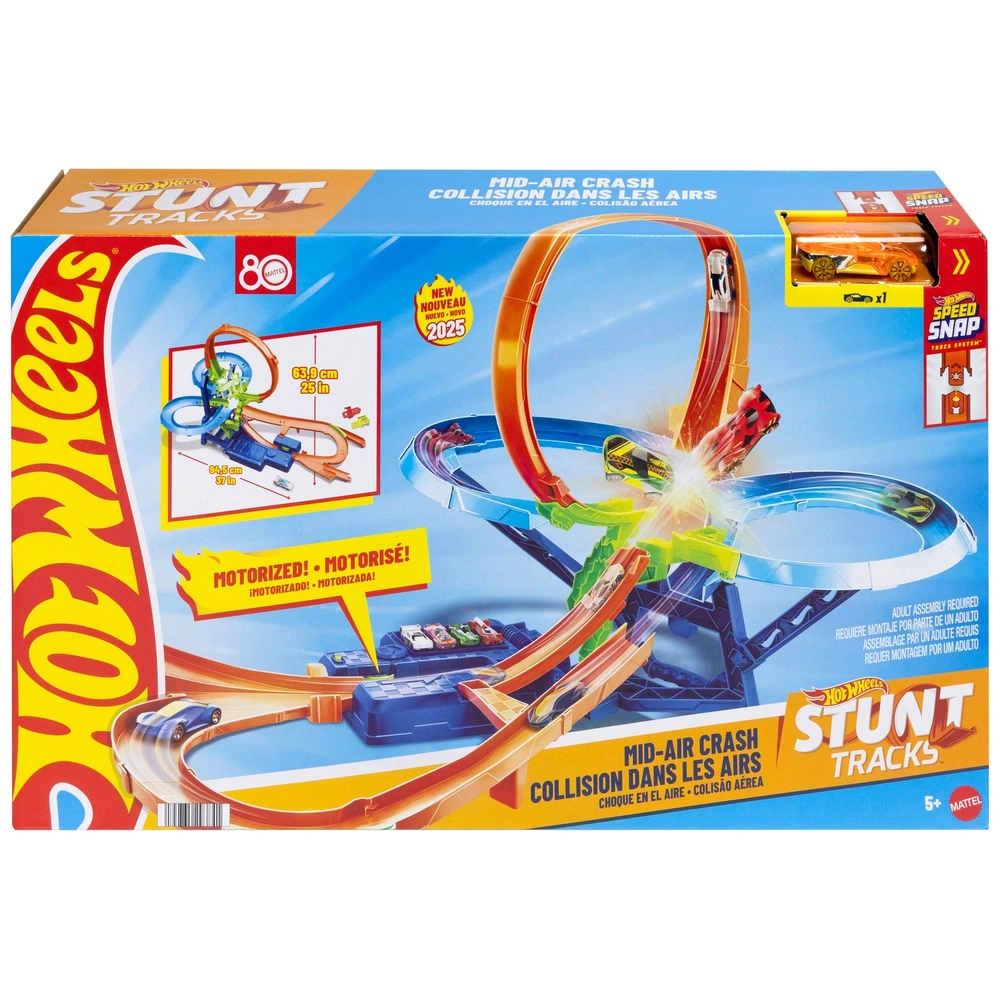 Pista de Lançamento Hot Wheels Looping Stunt Champion Com 01 Carrinho Incluso GVT13 - Mattel