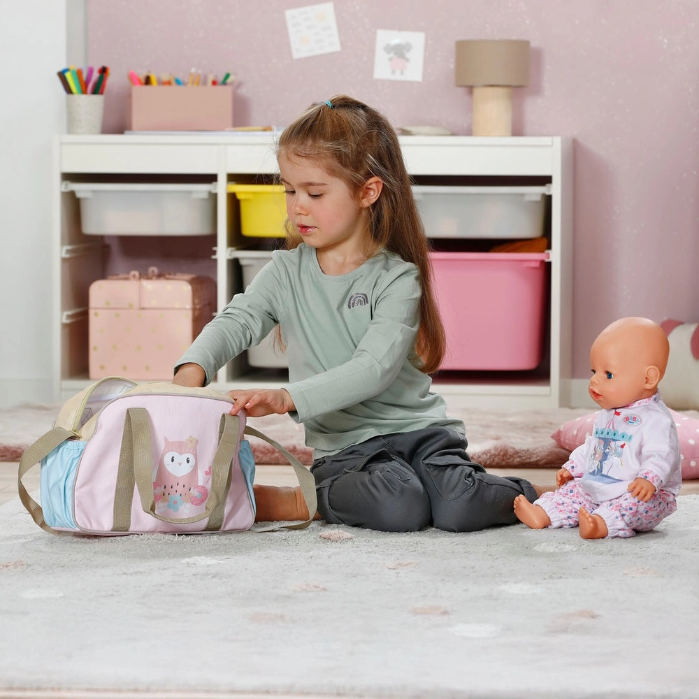 BABY Born Sac à Langer Fleuri - Pour Poupée Baby Born - Accessoire De Jeu Pour Enfants à Partir De 3 Ans - 8