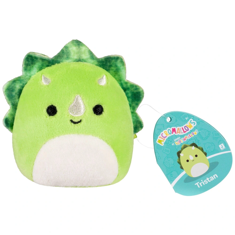 Pack De 3 Micromallows Squishmallows – 6,3 Cm – Pingouin, Boba, Chat – Peluches Miniatures Originales