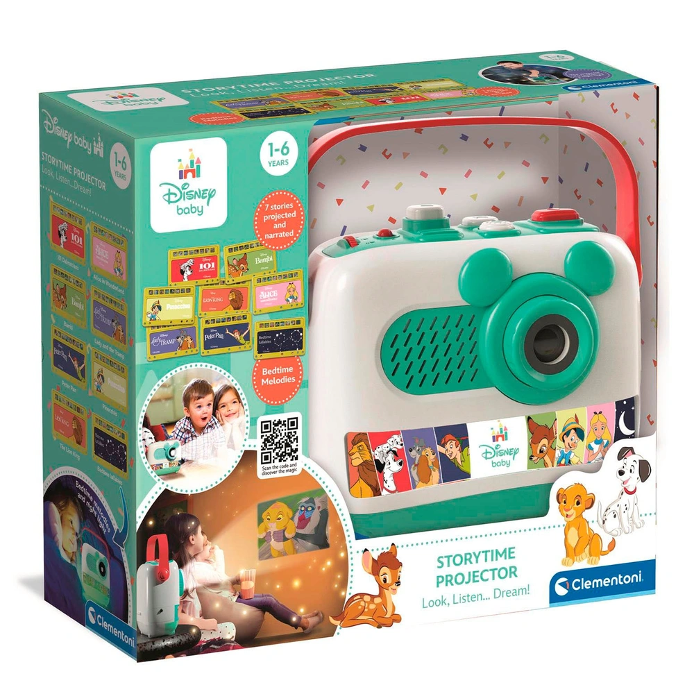 Clementoni Disney Baby Storytime Projector with Stories Smyths