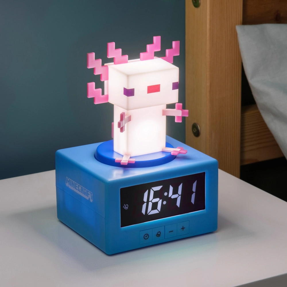 Réveil Minecraft Creeper 3D – Veilleuse Numérique Verte – Pour Chambre Enfant