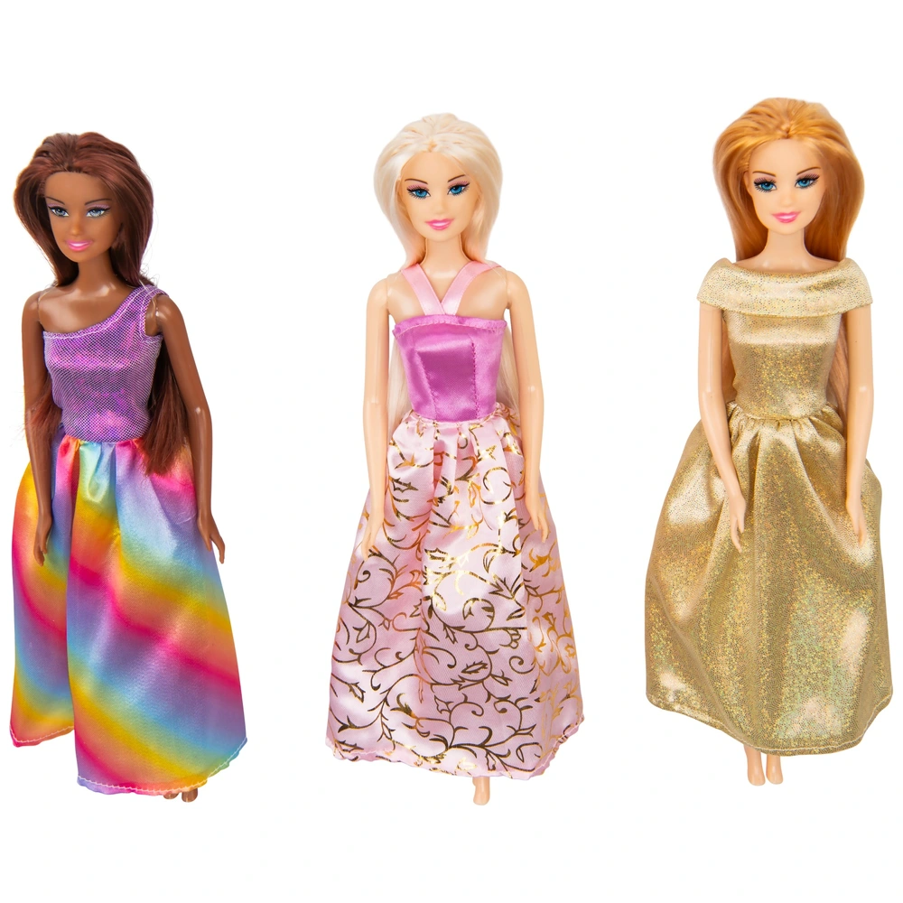 Coffret 3 Poupées avec Robes et Accessoires | Smyths Toys France Coffret 3 Poupées avec Robes et Accessoires | Smyths Toys France
