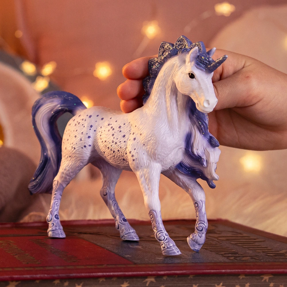 SCHLEICH Bayala Unicorn Saturnia Figurine | Collectible Glitter Toy For Kids 5+ Years