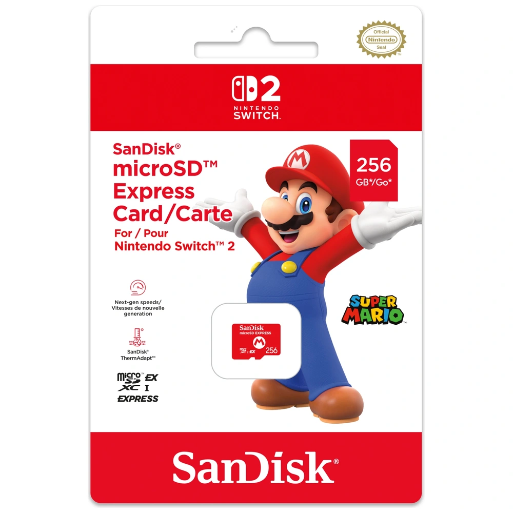 Nintendo Switch 2 SanDisk microSD Express Card 256 GB | Smyths
