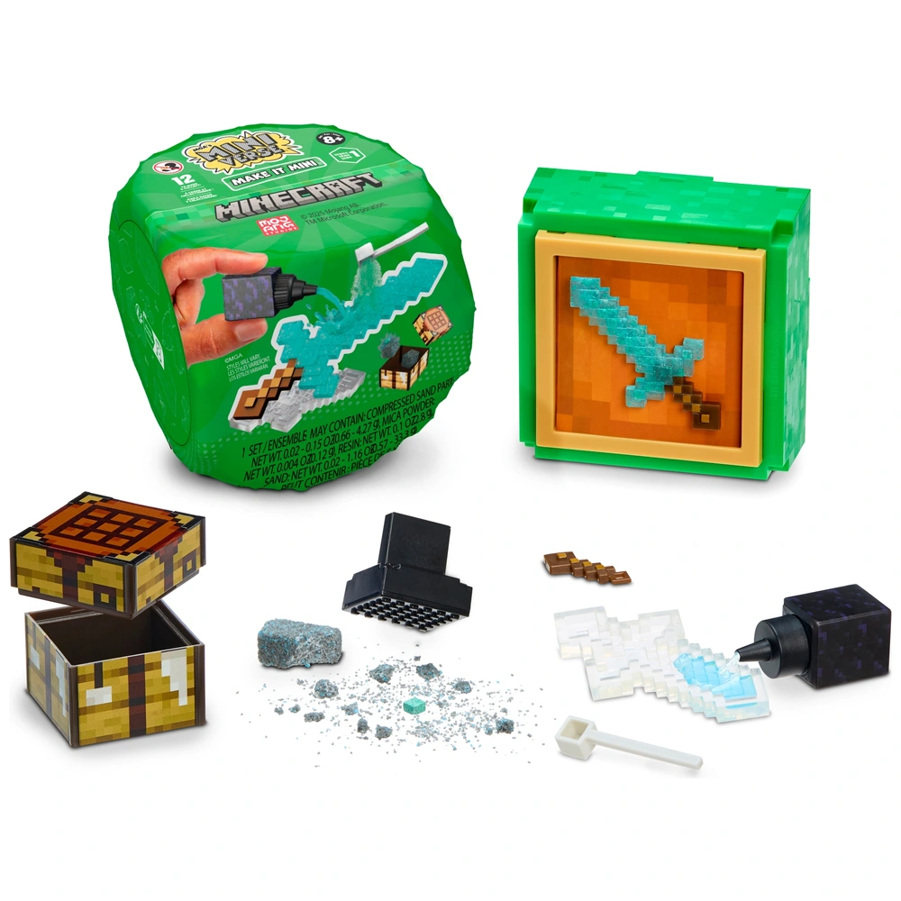 ミニバース　マインクラフト MINI VERSE MAKE IT MINI 4個 MGA's Miniverse Make It Mini Minecraft assorti | Smyths Toys Nederland