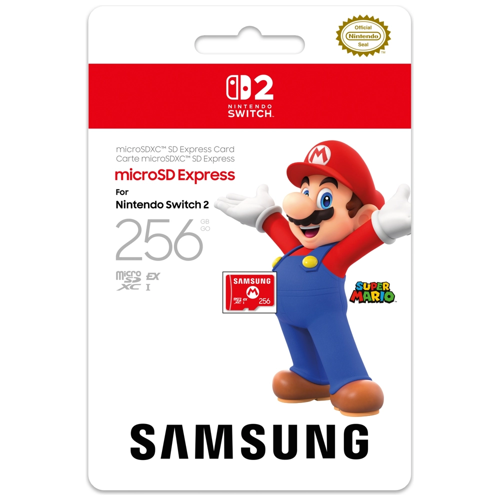 Nintendo Switch 2 本体 + 256GB microSD Samsung 256GB microSD Express Card for Nintendo Switch 2 | Smyths