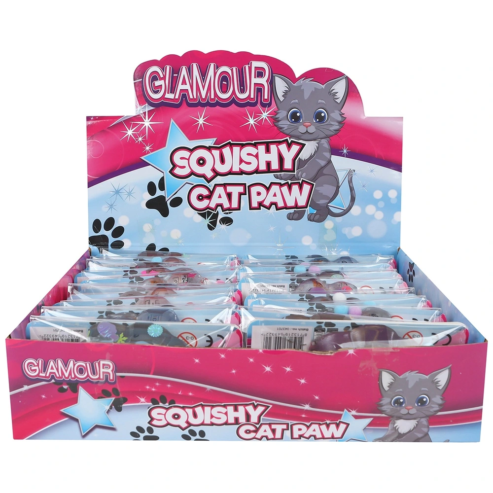 9 Squishy Katzenpfoten - Stress Spielzeug Zum Drücken & Entspannen