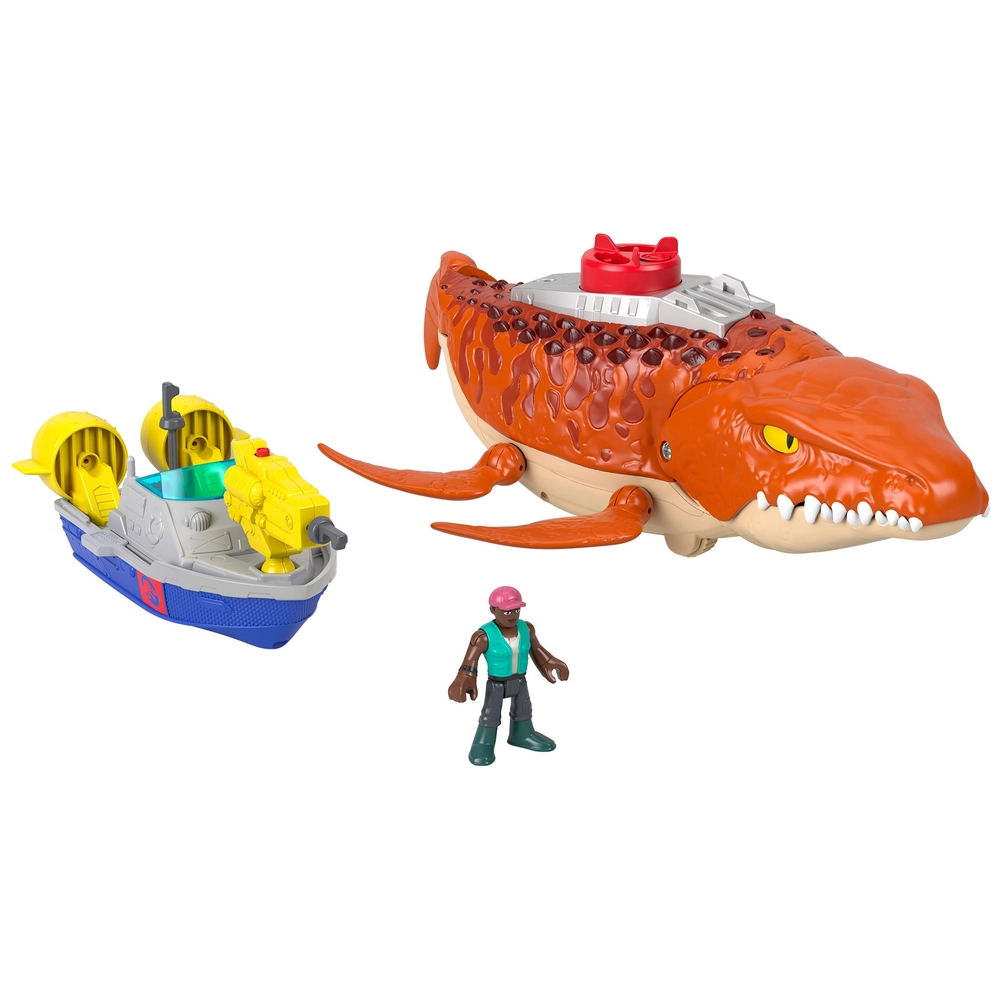 Imaginext Jurassic World Rebirth Playset Aquachomp Chase
