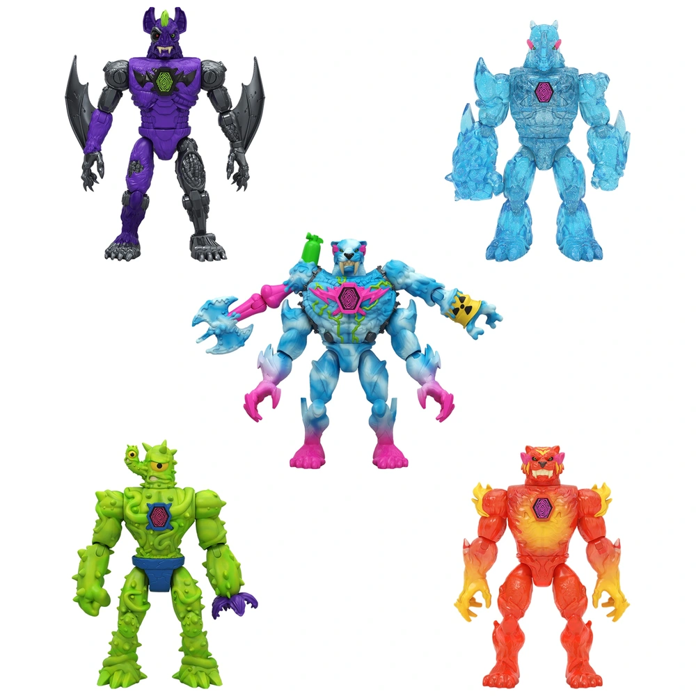 Coffret MrBeast Lab Hybrids - Crée Des Figurines Hybrides Avec Millions De Combinaisons