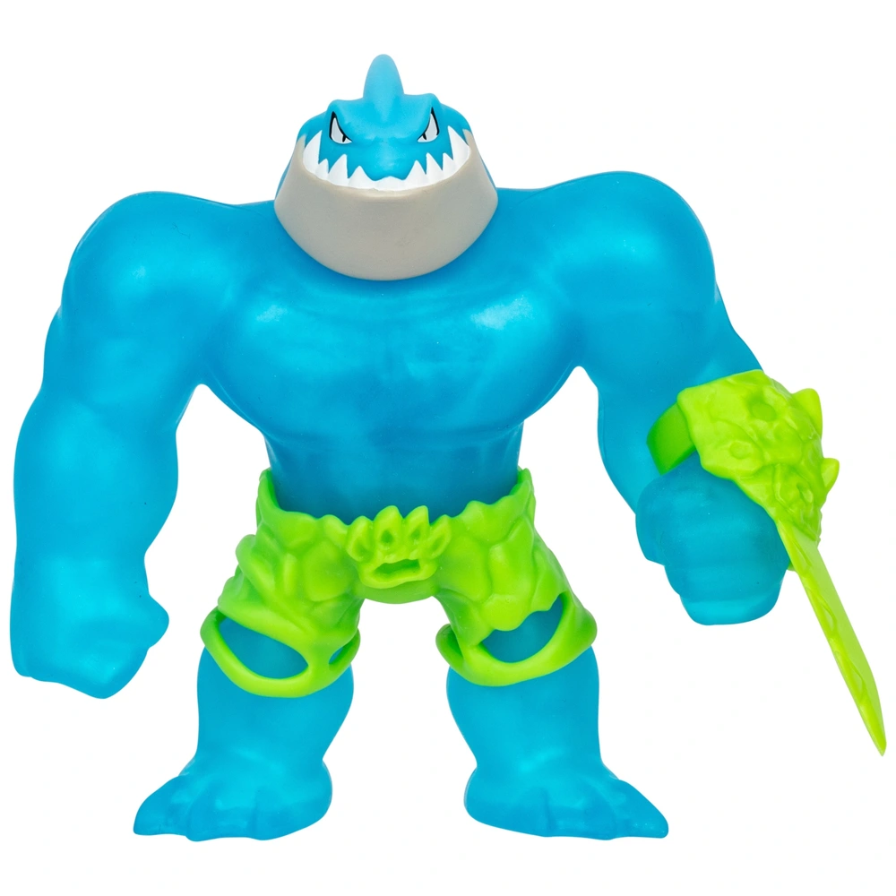 Heroes of Goo Jit Zu Deep GOO Sea Heroes Pack with Foogoo Super Stretchy and Stretch Action Figure con speciale imbottitura mucosa