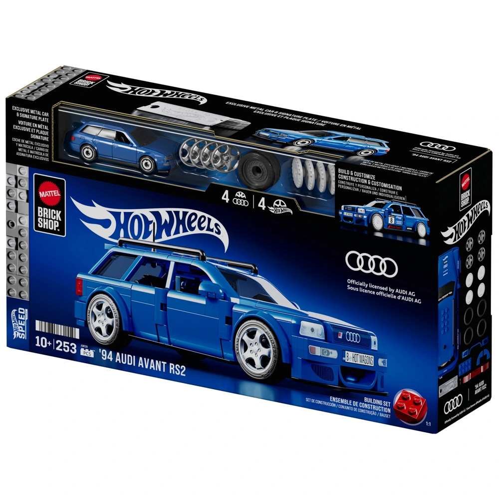 Mattel Brick Shop Hot Wheels Speed Serie Auto '94 Audi Avant RS2