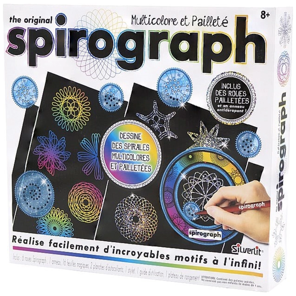 Silverlit Spirograph Formes Originales - Coffret Loisirs Créatifs Pour Enfants Dès 8 Ans