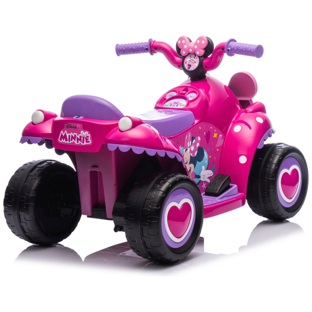 Battery Powered Minnie Mouse 6v Mini Quad Ride On Minnie Mouse