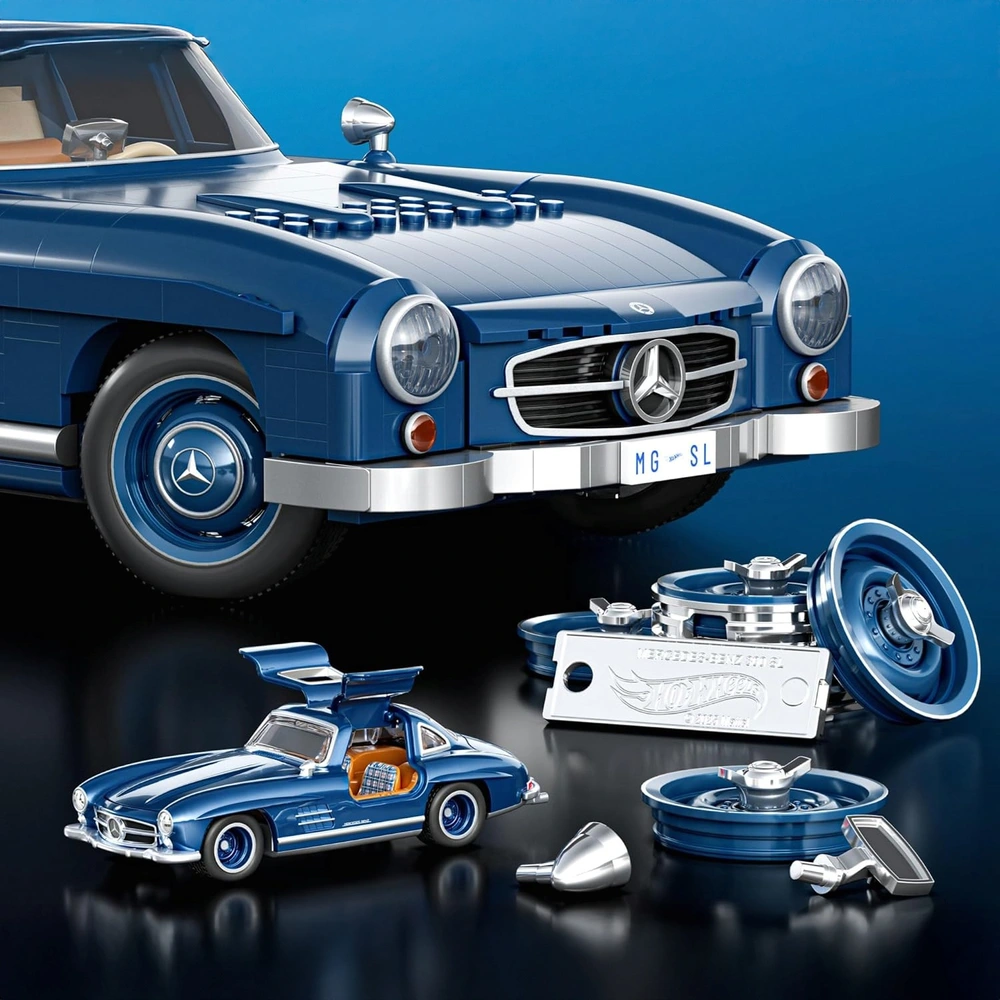 Mattel Brick Shop Hot Wheels Premium Series Auto Mercedes-Benz 300