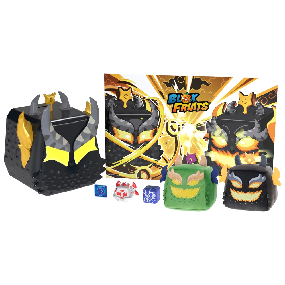 Blox Fruits エンバードラゴン プレミアムコード フィギュア IEZ3 Blox Fruits Ember Dragon Bundle Series 3 | Smyths Toys UK