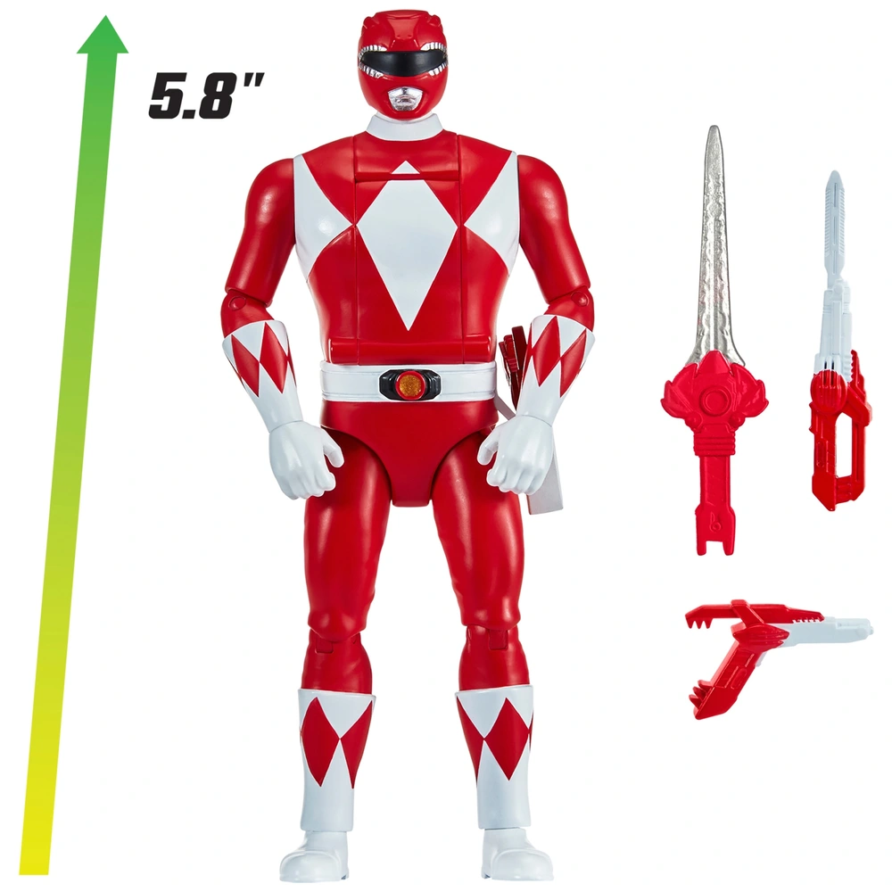 Power Ranger Red Ranger Action Figure Original Red Power Ranger 🔴 Red Ranger #1/100 – Jason Lee Scott