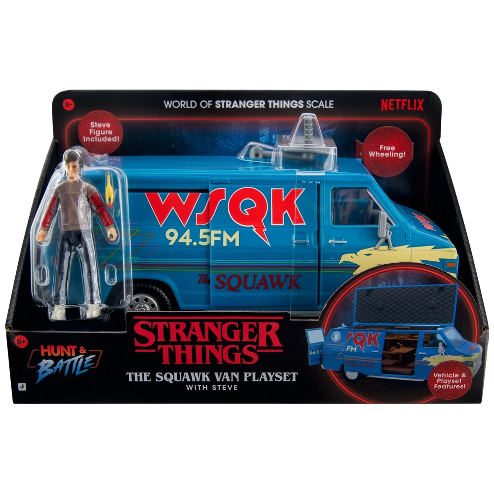 Netflix Stranger Things Playset WSQK Van | Smyths Toys UK