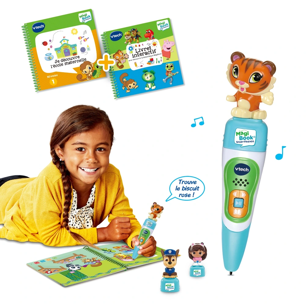 VTech - MagiBook Story'Friends Starter Pack - Coffret Complet avec