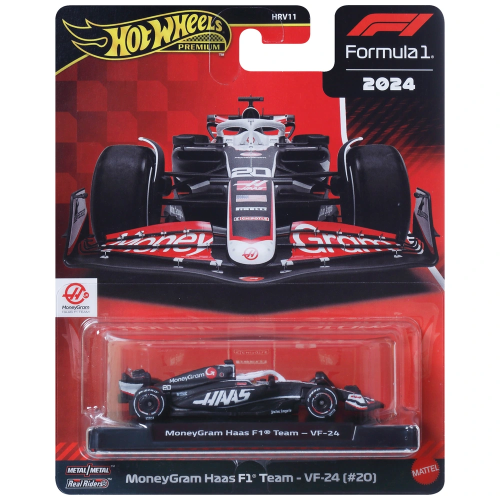 Hot Wheels Premium Formula 1 2024 1:64 MoneyGram Haas F1