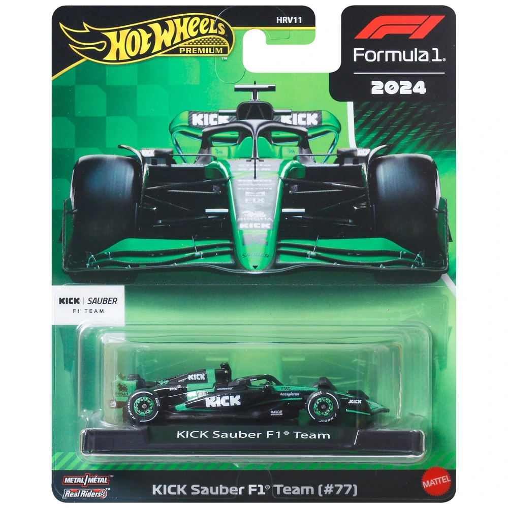 Hot Wheels - Formule 1 2024 Premium 1/64 Véhicule Sauber Valterri