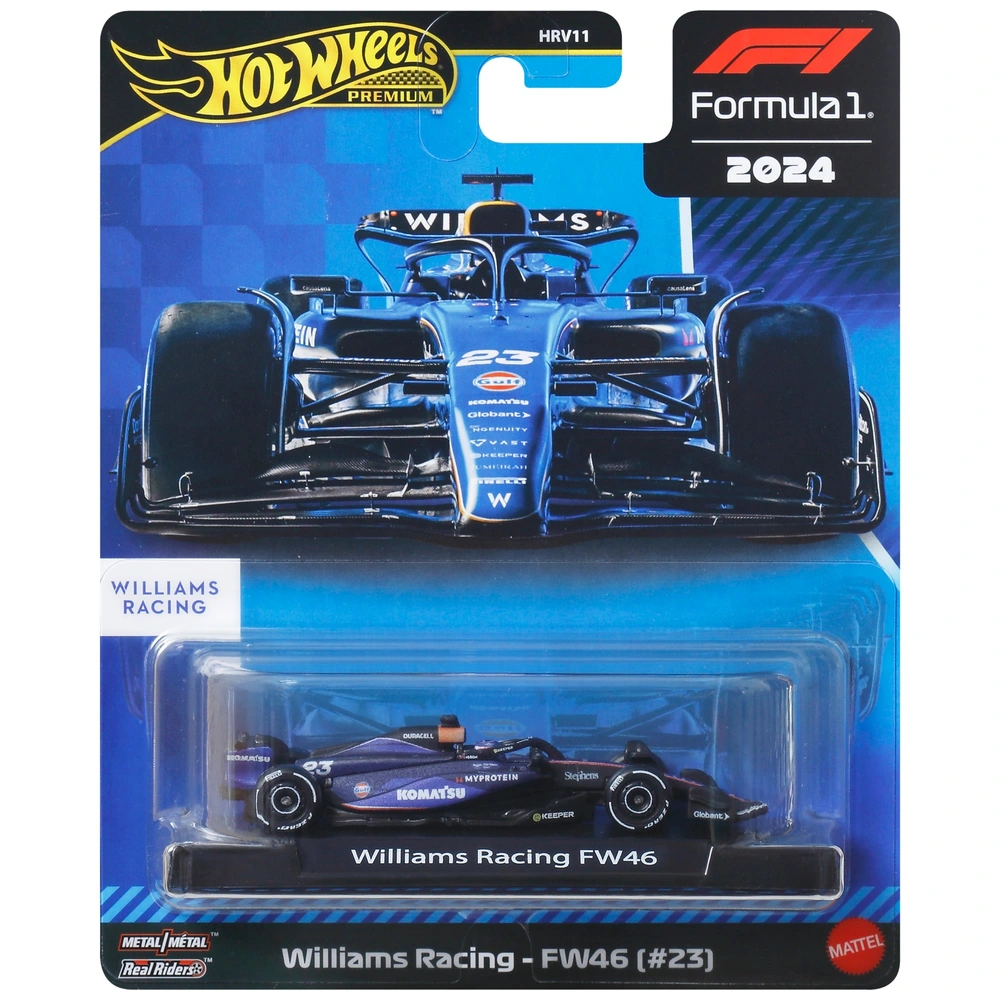 ミニカー Hot Wheels Williams F1 1/18 Hot Wheels Premium 2024 Formula 1 Diecast Cars Williams Racing F1