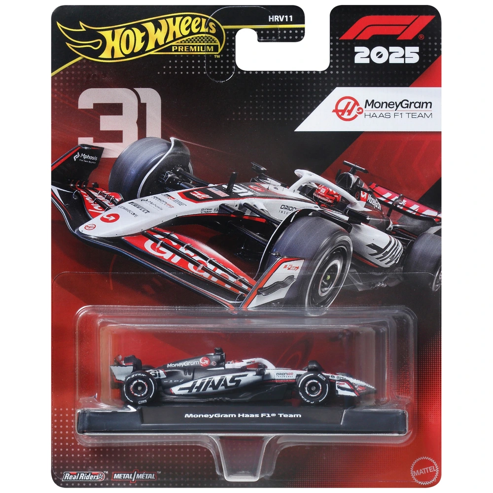 Hot Wheels Premium Formule 1 Auto MoneyGram Haas F1 Team Esteban