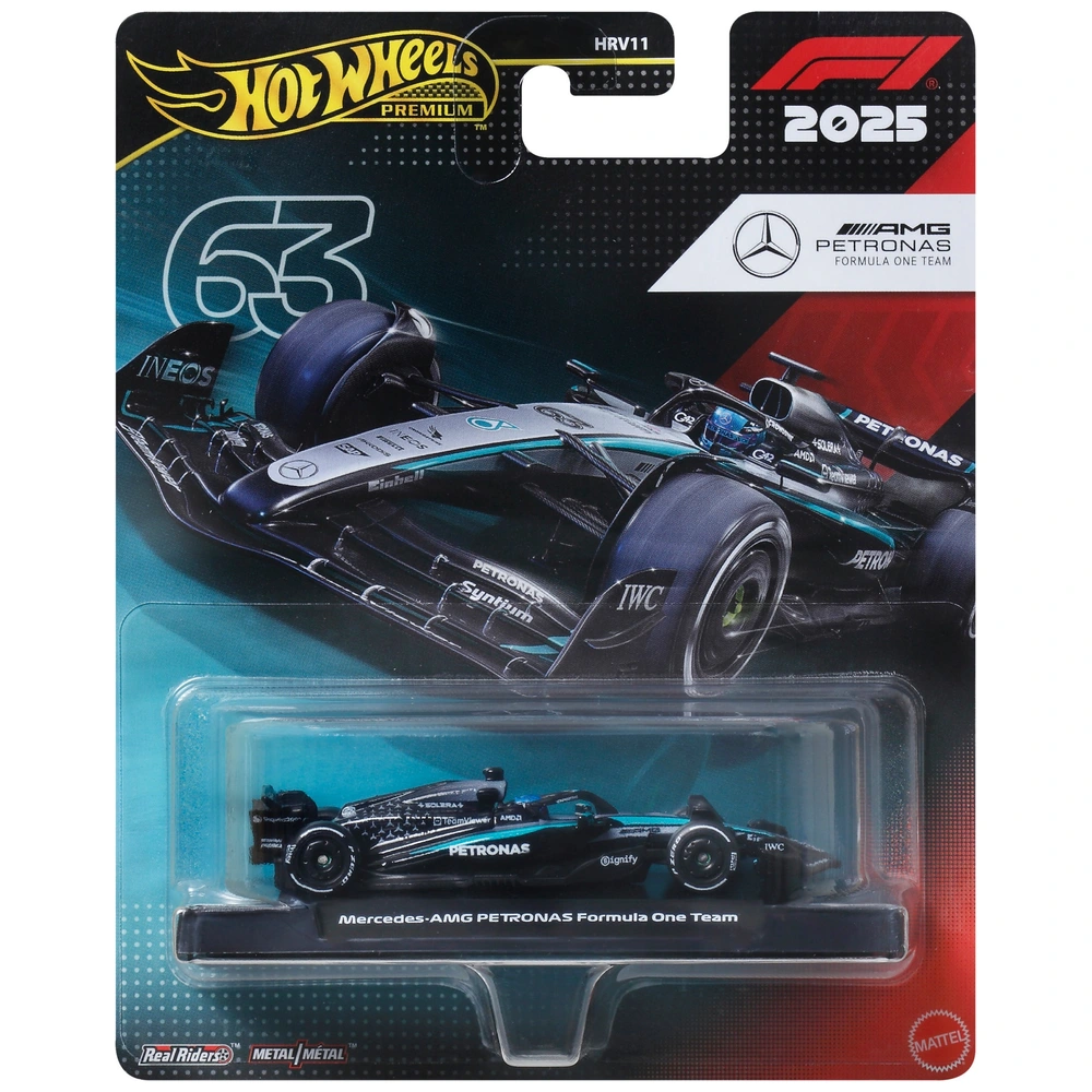 Hot Wheels Premium 2025 Formula 1 Diecast Cars Mercedes-AMG