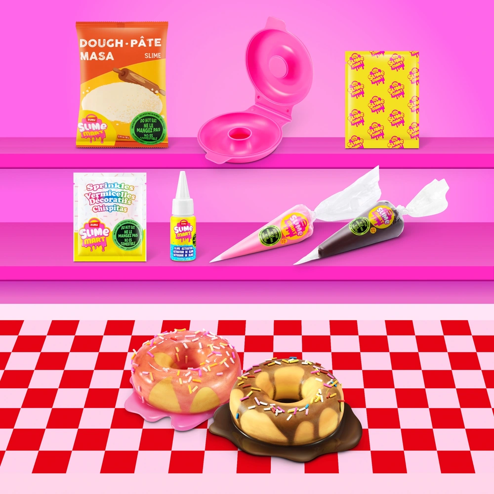 Slime Mart Waffeln Schleim Set - Kreativer Spielschleim Zum Formen & Servieren, 2er Pack