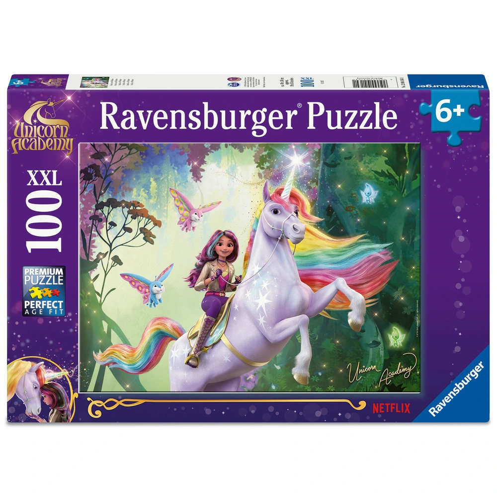 Ravensburger Memory Unicorn Academy – Juego De Memoria Con 64 Cartas Mágicas Para Niños Desde 3 Años, Ideal Para 2 A 8 Jugadores, Fomenta Concentración Y Diversión En Familia