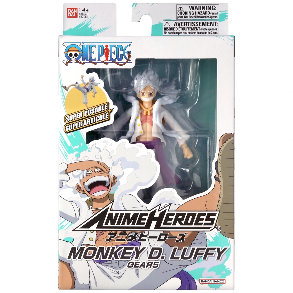 Anime Heroes One Piece Action Figure Monkey D. Luffy Gear 5
