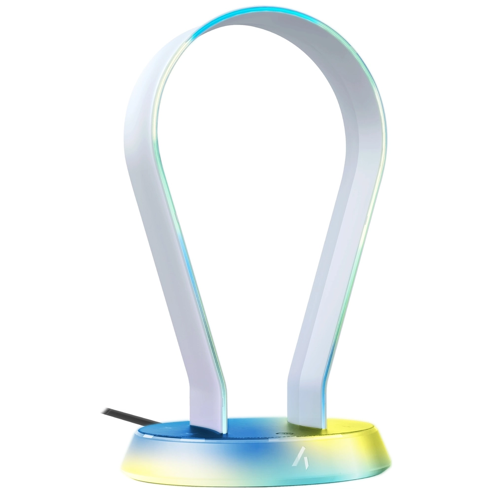 Stealth Frosted Light-Up LED Gaming Headset Stand with x USB
