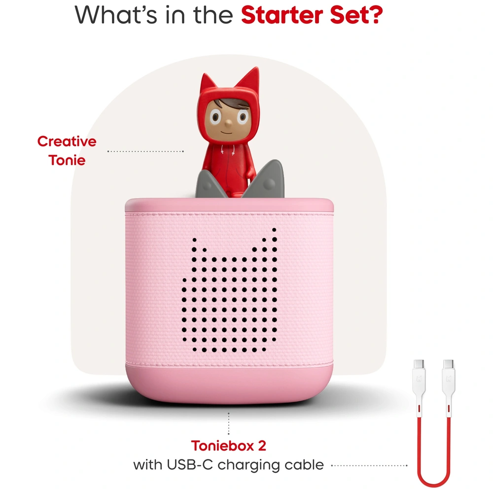 Tonies Toniebox 2 Starter Set Cloud Pink | Smyths Toys UK