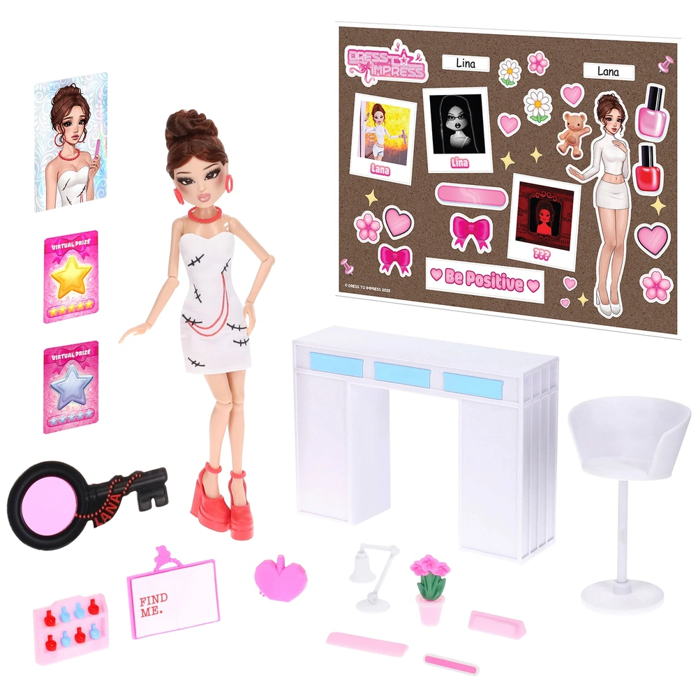 Dress To Impress Fashion Doll Set Lana's Salon | Smyths Toys UK