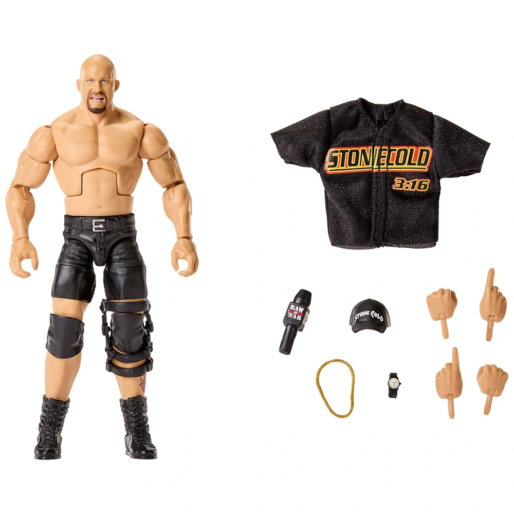 WWE Elite Collection Serie 122 Actiefiguur 'Stone Cold' Steve