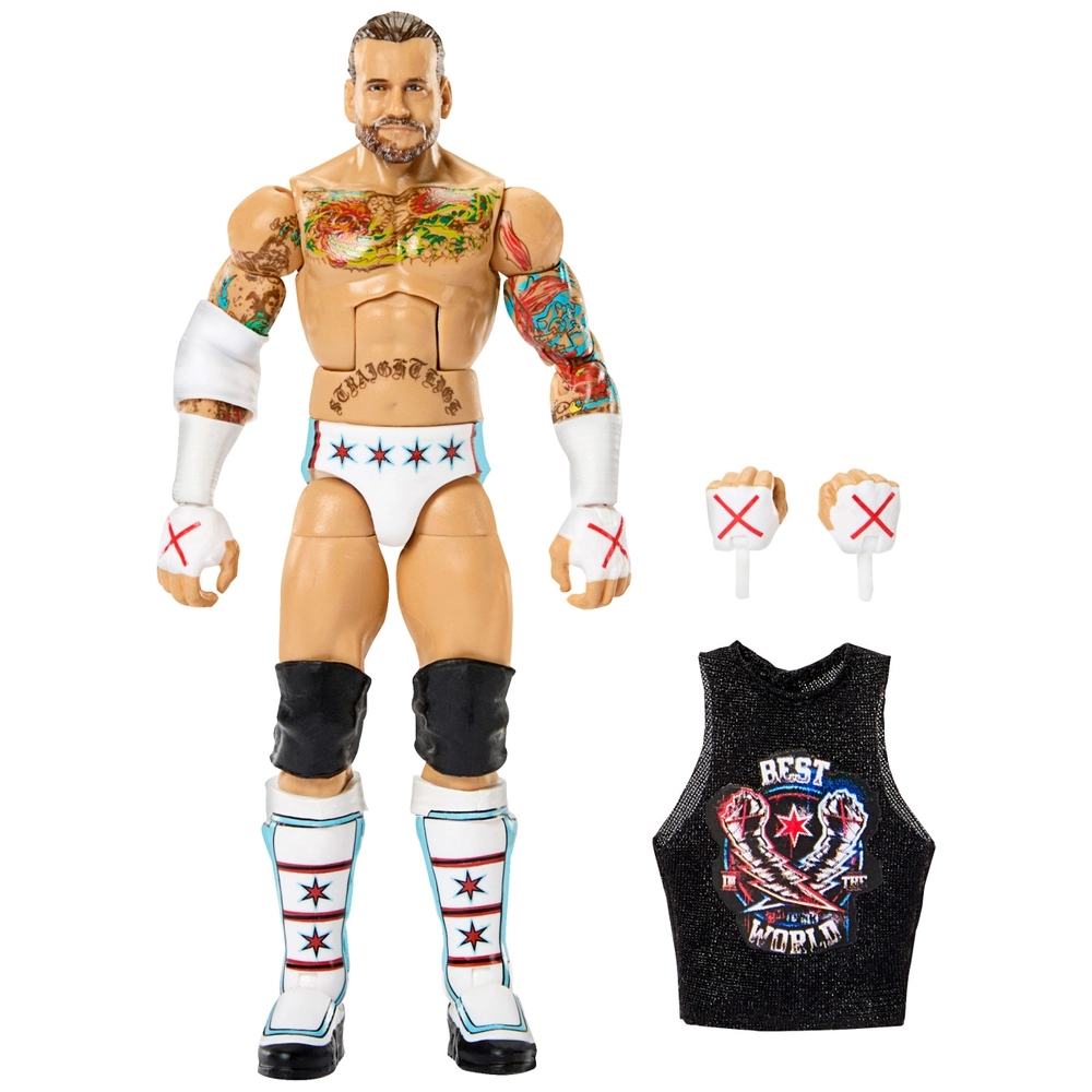 WWE Elite Collection Serie 121 Actiefiguur CM Punk | Smyths Toys