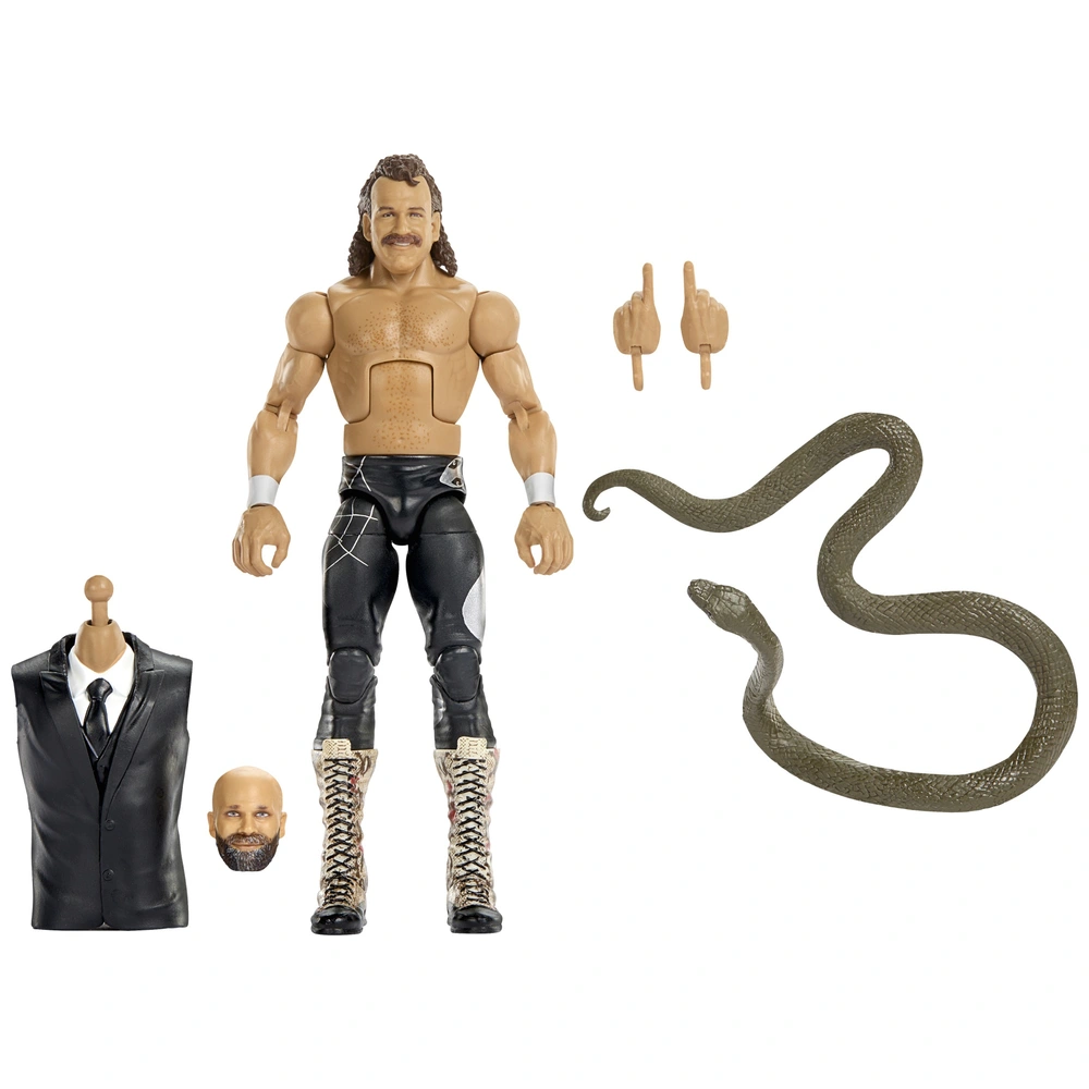 WWE Elite Ultimate Jake Roberts 新品開封のみ WWE Elite Collection Action Figures Wrestlemania Jake 'The Snake