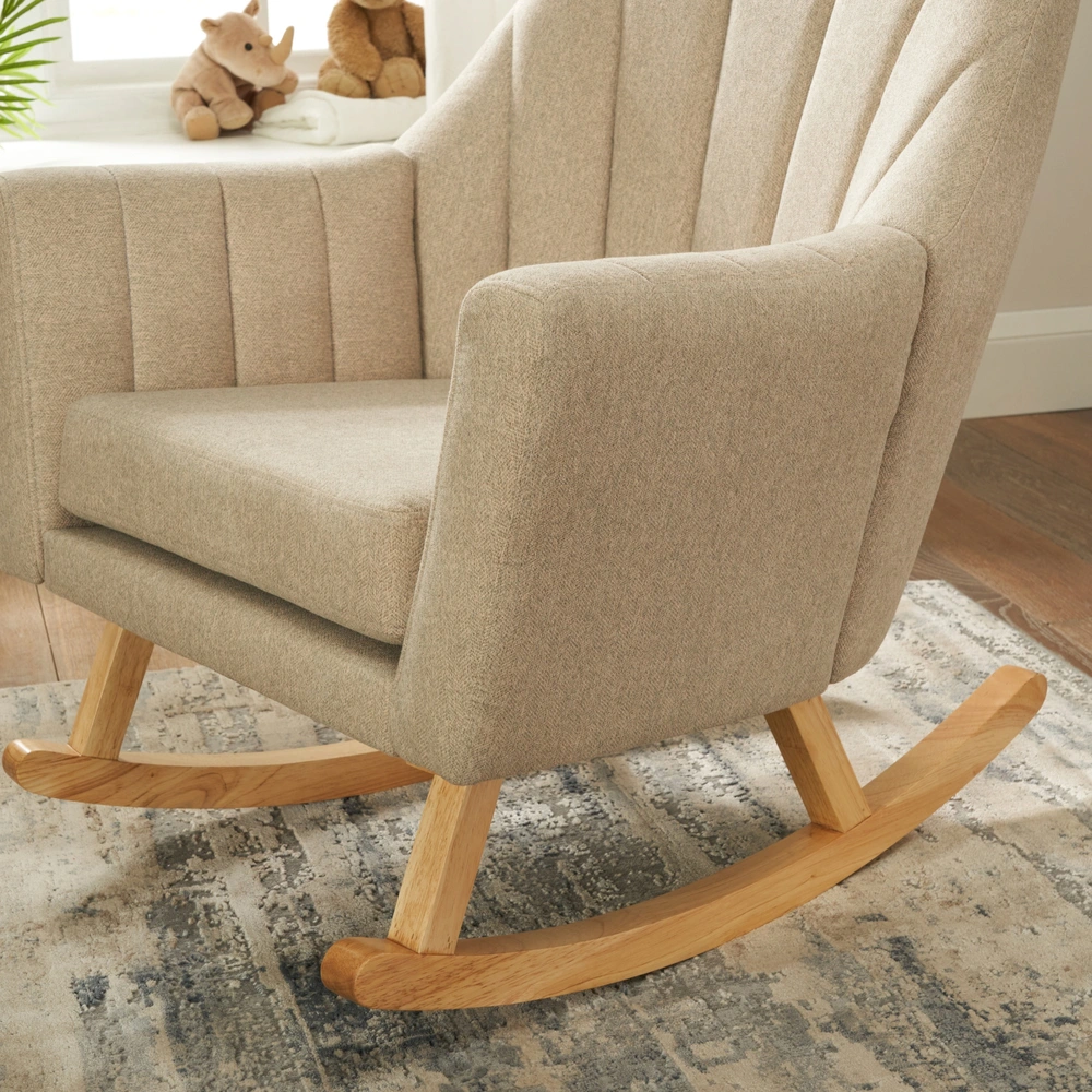 Tutti Bambini Ava Rocking Chair and Footstool Stone Smyths Toys UK