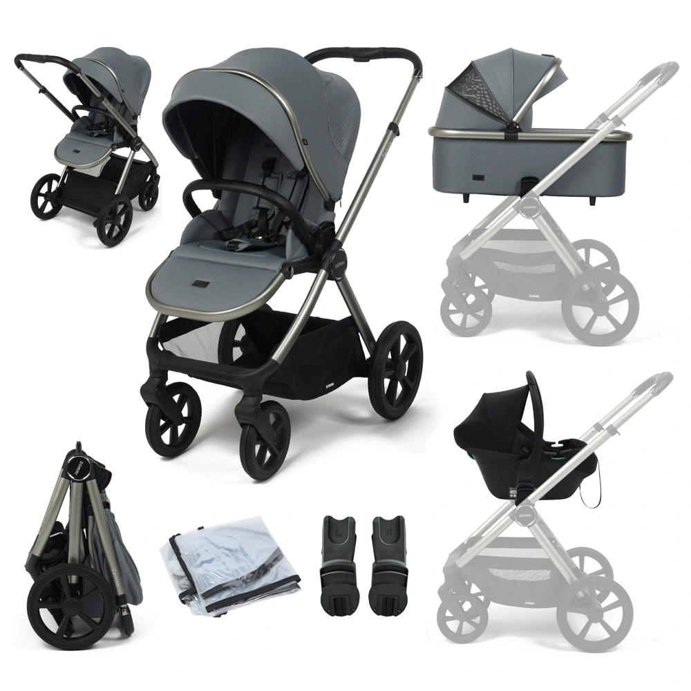 Zummi Zenith 3-in-1 Travel System with EnfaSafe i-Size R129 Car