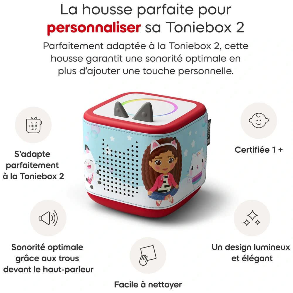 Toniebox 2 - Boîte à Histoires Sans écran Pour Enfants 1 à 9 Ans - Robuste, Avec Tonie Créatif Rubie, Compatible Toutes Les Figurines Tonies - 9