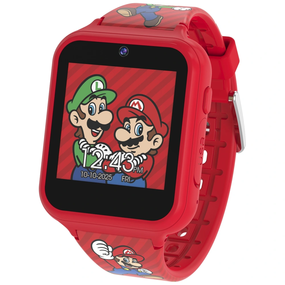 Nintendo Super Mario Luigi Kids Smart Watch Smyths Toys UK - Main Image