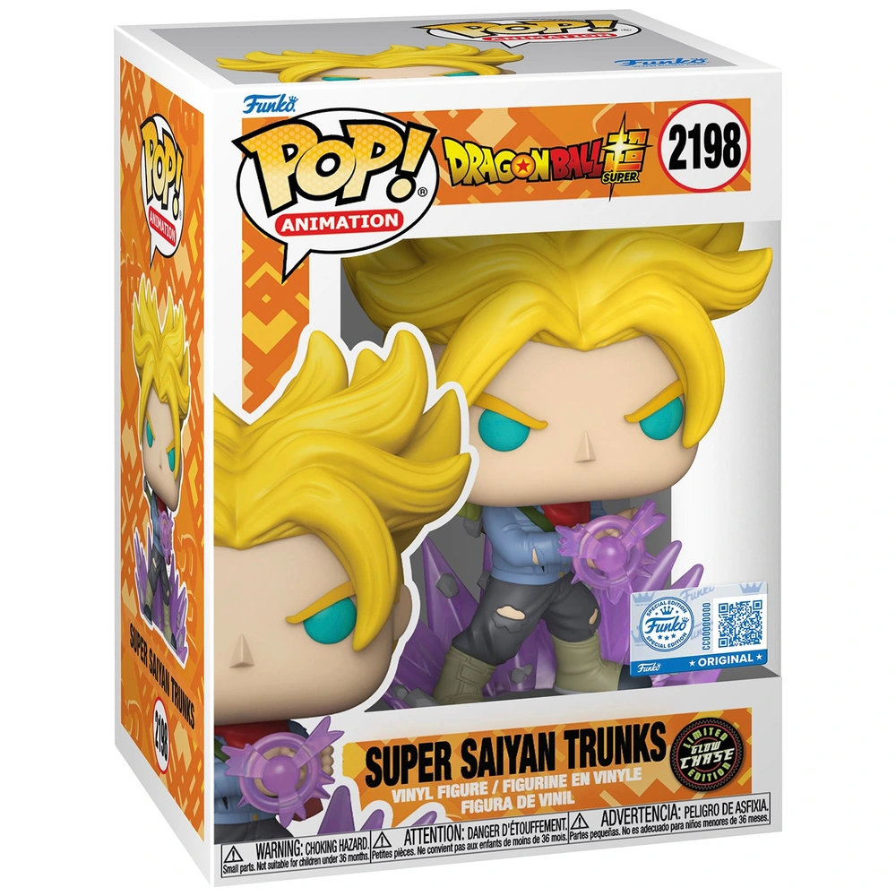 Funko POP! Animation 2198: Dragon Ball Z Super Saiyan Trunks Chase
