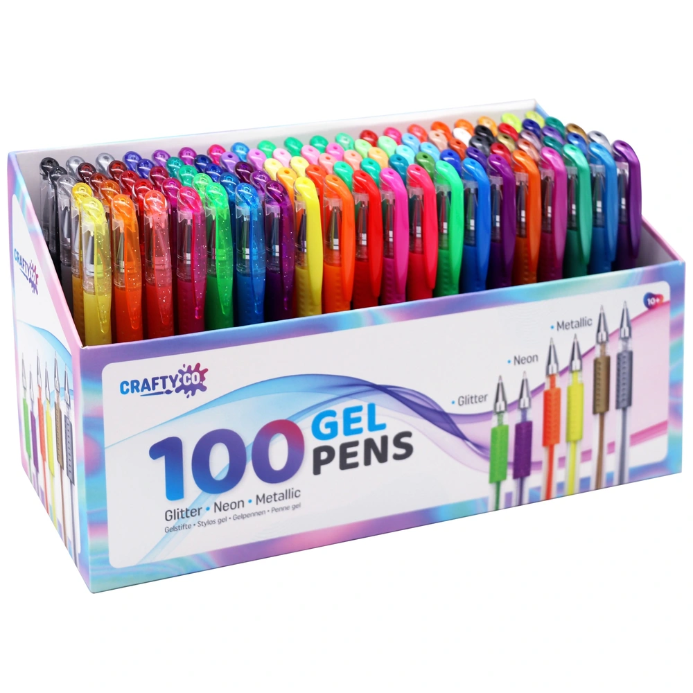 Crafty Gel Pen Multi-Pack 100 Piece Smyths Toys UK
