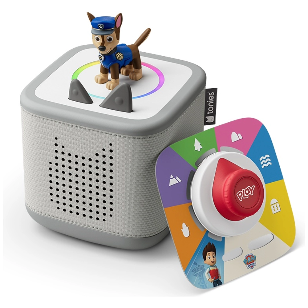 Toniebox 2 Starterset mit PAW Patrol Tonieplay Game Mondgrau