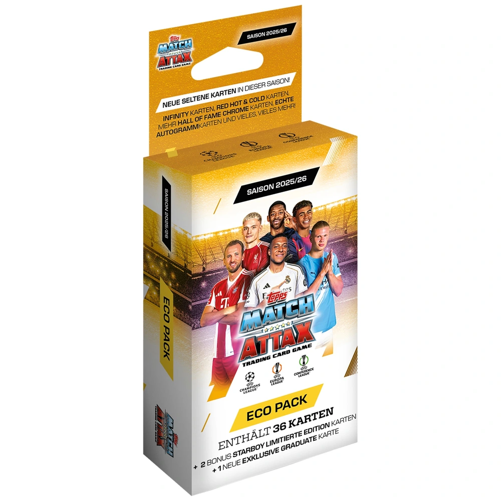 Futbalové karty Topps UCC Match Attax 2025/26 Mega Tin